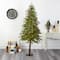 7ft. Pre-Lit Wyoming Alpine Artificial Christmas Tree, Clear LED Lights
